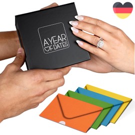 A Year of Dates: Romantic Valentine Gift Ideal Wedding Anniversary Gift Perfect Wedding Gift A Valentine's Day Gift - Suitable For Any Couple