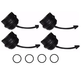 4Pcs 292001352 292001320 292002024 Drain Plug with O-Rings for SeaDoo GTI SE Limited Rental GTS PRO Spark Wake130 155 4 TEC 2011-2014
