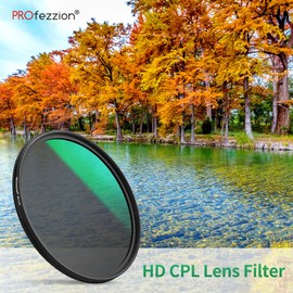 PROfezzion CPL Filter 40.5 mm Multi-Coated Circular Polarising Filter for Sony ZV-E10 II ZVE10 ZV-E1 ZV-E1 ZV-1F ZV1F A6700 A6500 A6400 A6300 A6100 A7C A7CII with E PZ 16-50 mm 28 or FE 2860mm kit