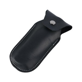 Leather Knife Sheath and Holster for Buck, Leatherman, Swiss Army - Belt Pouch for 4 Inch Folding Knife