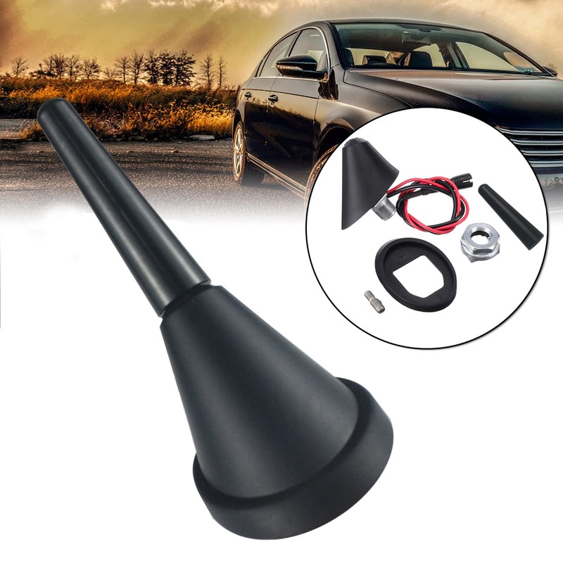 FanPaYY Car Antenna 3 cm + Antenna Base, Antenna AM