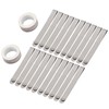 20pcs Stainless Steel Hemming Clips with 2pcs Diagonal Seam Tapes