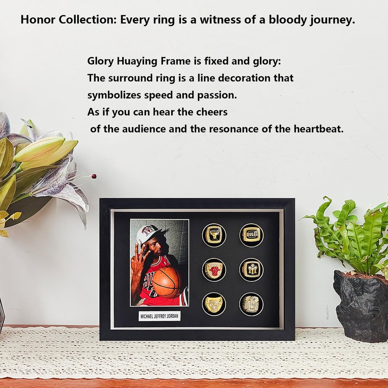 Championship Ring Display Case,6 Baseball Ring Holder,Ring Display case,Ring Display,Ring