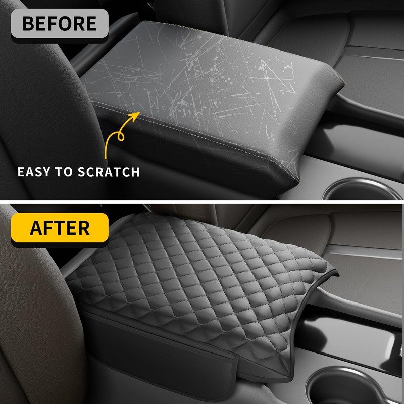 Maxzina Armrest Cover Compatible with 2023-2026 Honda Pilot & 2024-2026