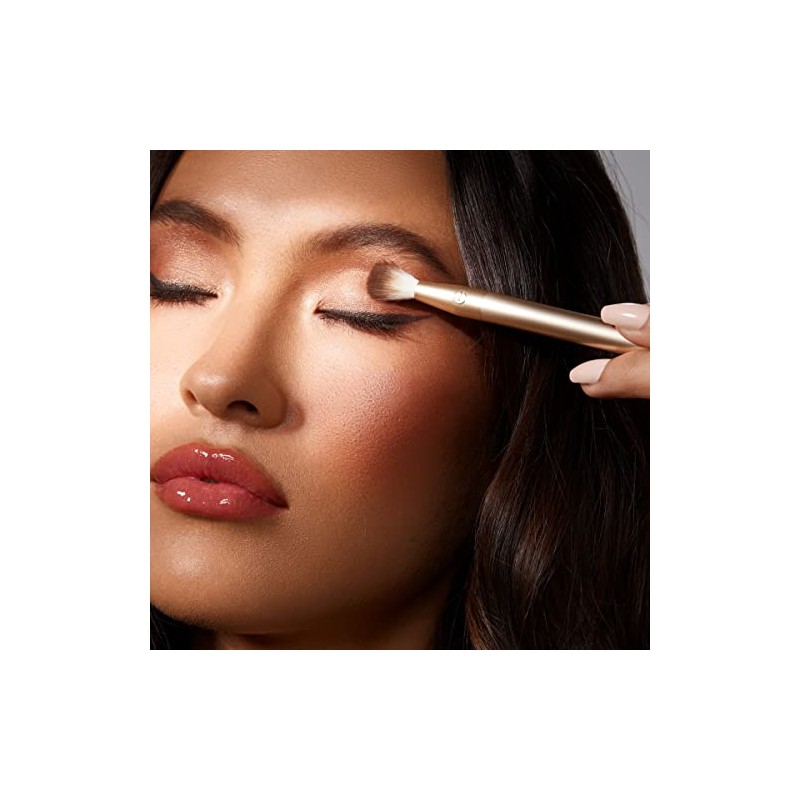 ECOTOOLS, Precious Metals Brightening Eye Brush Set, Kit de Brochas