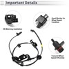 X AUTOHAUX ABS Wheel Speed Sensor Rear Right ABS Sensor