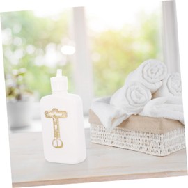 CAXUSD Easter Water Bottle Catholic Holy Water Flask Empty Small Bottles Christian Religious Blessing 100ml
