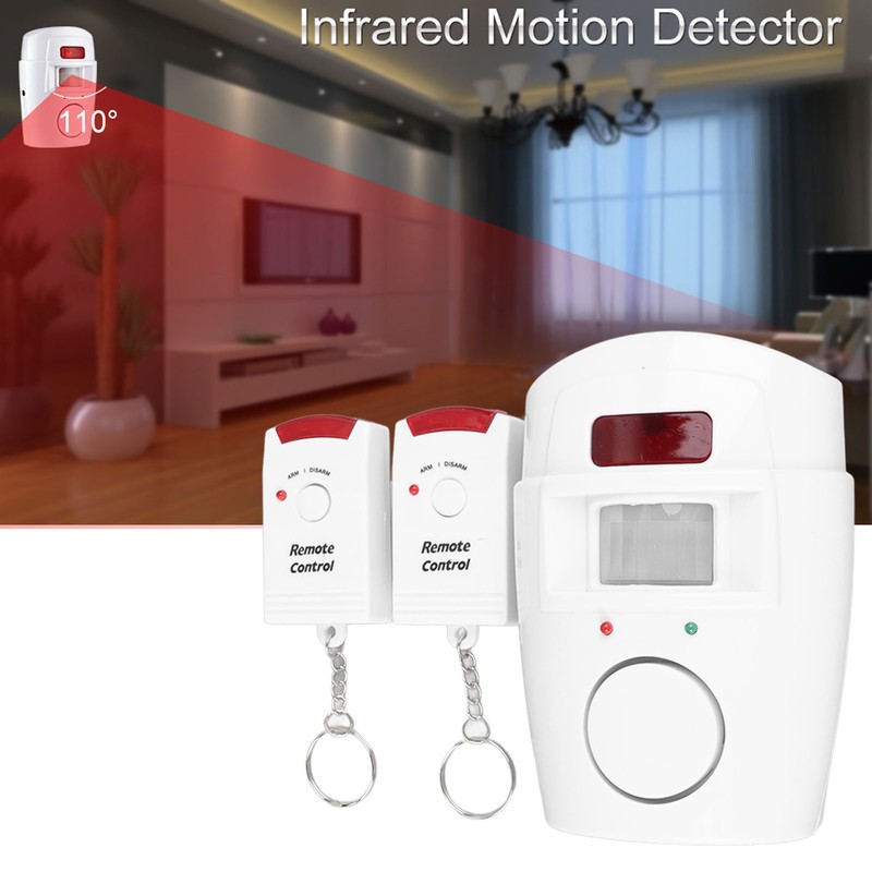 Door Window Alarm Home Hotel Dual Remote Control Sensor Alarm