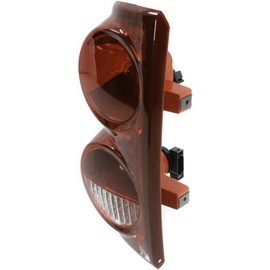 OKOVO Driver Side Red Clear Lens with Bulb Turn Signal Lamp Assembly Tail Light for Dodge for Dakota TRX 2008,for Ram for Dakota Big Horn/Laramie/SLT/SXT 2011