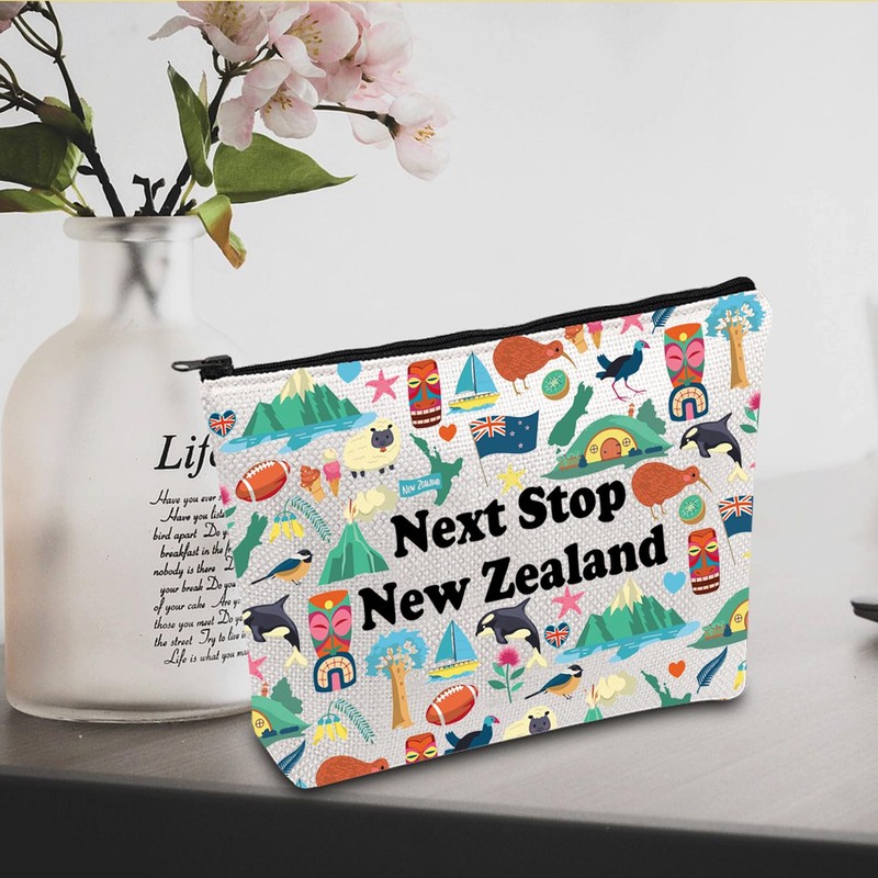 JXGZSO New Zealand Travel Gift Next Stop New Zealand Cosmetic