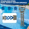 Poolzilla Pool Safety Cover Stainless Steel Springs - 10 Pack