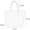 normani Braided Shopping Bag with Handles - Extra Robust Carry