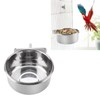 HEEPDD Comederos para Loros, Tazas Alimentación Acero Inoxidable para Loros