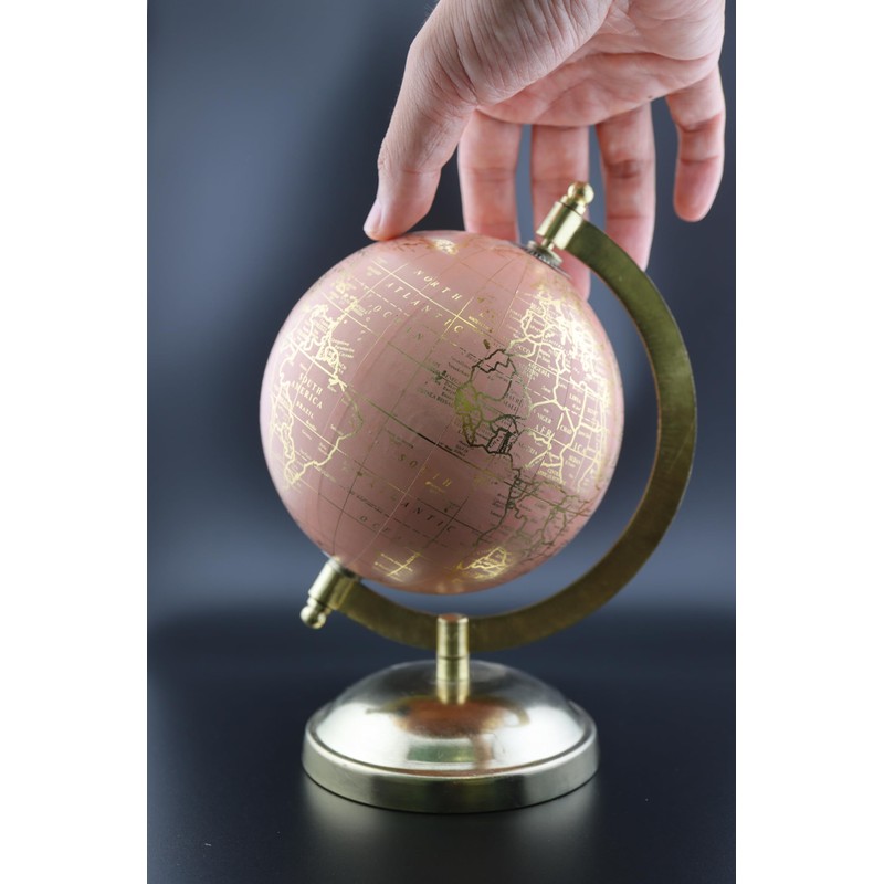 EXERZ Decorative Globe Gold 13cm (13cm Gold Base)