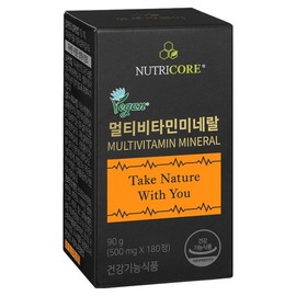 Nutricore Multivitamin Mineral, 180 tablets, 1 piece / 뉴트리코어 멀티비타민 미네랄, 180정, 1개