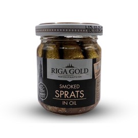 Riga Gold Smoked Sprats in Oil - Wild Caught (Pack 5)
