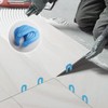200 Horseshoe Tile Spacers, 1/16-Inch U-Shaped Plastic Spacers for Tile