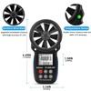 Bluetooth Digital Anemometer, Kethvoz Handheld Wind Speed Meter with Data