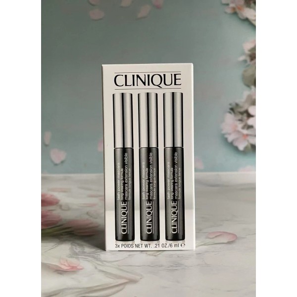 Clinique 3x Clinique Lash Power Mascara Long-Wearing Formula, 01 BLACK