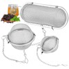 Pack of 3 Spice Strainers, Stainless Steel Tea Strainer, Spice