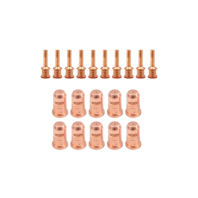 10Pcs 420132 Electrode 10Pcs 420134 Nozzle Tips Fit Hypertherm PMX