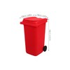 TEHAUX 4pcs Mini Trash Can Pencil Holder Desktop Garbage Bins