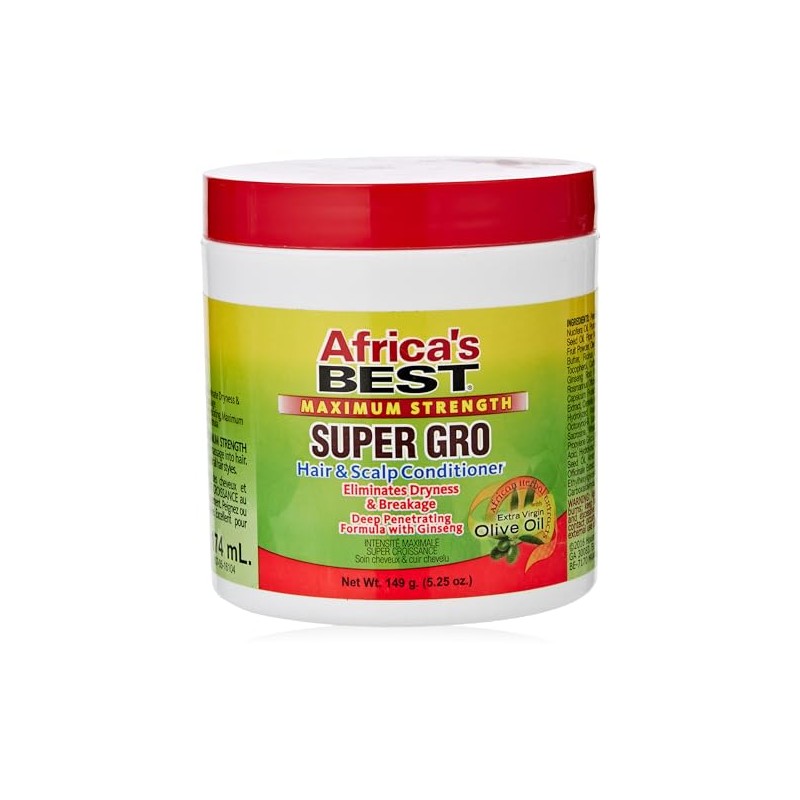 Africa's Best Maximum Strength Super Gro Hair & Scalp Conditioner,