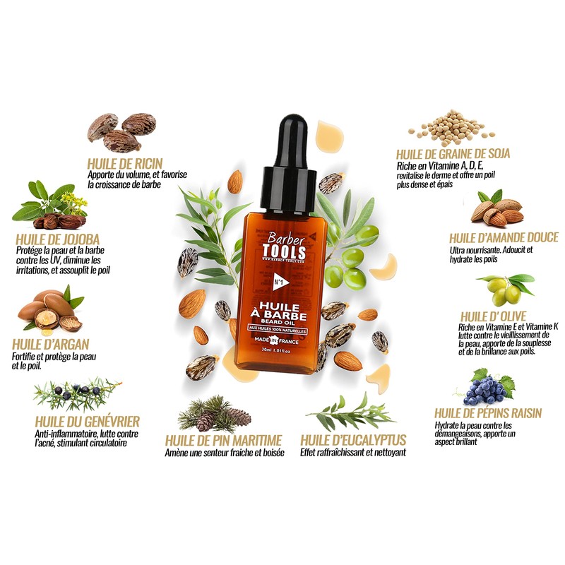 Beard Oil | N°1 | with 100% Natural Oils 30