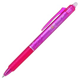 Pilot FriXion Ball Clicker Rollerball Pen 0.3 mm Light Pink