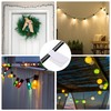 40 Pcs Adhesive Christmas String Lights Strap Holders, Outdoor Hanging