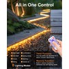 LIFENGSOLER Solar Strip Lights Outdoor Waterproof, 16.4FT 300LEDs Solar &