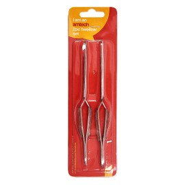 Amtech R0380 2 Piece Wooden Handle tweezer Set