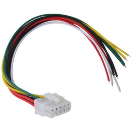 Suifaqi for Kicker BassStation Wiring Harness Plug - 10-Pin Connector for 11HS8 46HS10 PT250, Power & Speaker Input (2025 New)