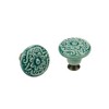 Geesatis 4 Pcs Round Ceramic Drawer Knobs Cabinet Furniture Handle