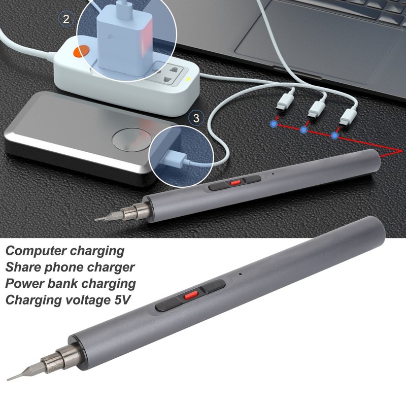 Mini Electric Screwdriver Set Adjustable Torsion Small Precise Magnetic Electric