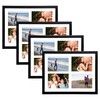 Golden State Art, 12X16 Black Wood Frame - Picture Frame