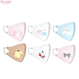 STORINUS Sanrio Art Symbol Character Kids 2D Mask 30ea, Type#$%Size:06 Cinnamoroll-M