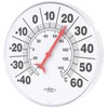 infactory Wall Thermometer: Bimetal Thermometer for Indoor and Outdoor Use,