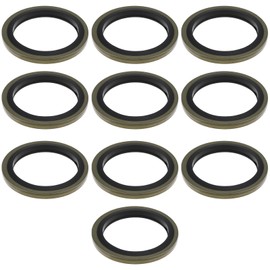 SG Store 10x Oil Drain Plug Gasket 804.360 07W115427A Car Sealing Drain Bolt Compatible with OPEL, 24.5X18X2mm