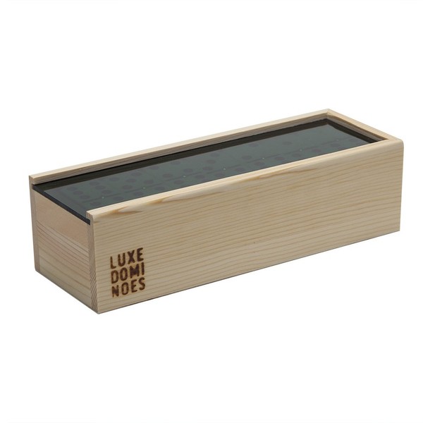Deluxe Modern Domino Set Double Six, with Jumbo Sized Tournament