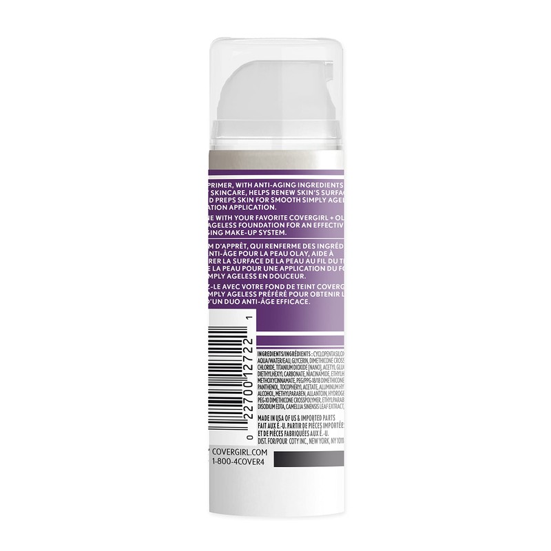 COVERGIRL Simply Ageless Makeup Primer, 1 Fl Oz, Pack of