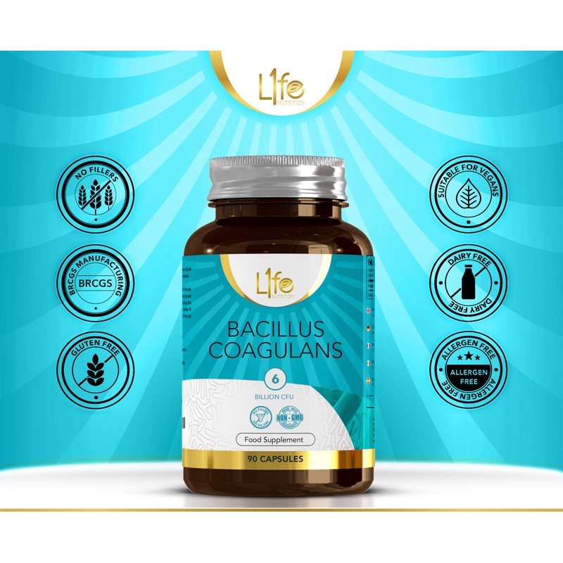 LN Bacillus Coagulans | 90 High Strength Spore Probiotic Capsules