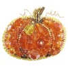 Crystal Art Beadwork kit for Creating Brooch BP-242C Pumpkin