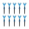 10pcs Plastic Golf Tee Ball Holder Adjustable Height Stable Practice