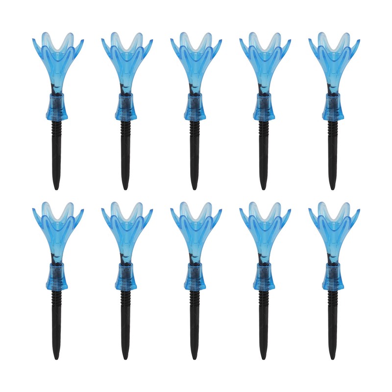 10pcs Plastic Golf Tee Ball Holder Adjustable Height Stable Practice