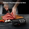 Electric Knife Sharpener, Precise 20° Diamond Knife Sharpener for Kitchen