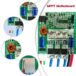 Marsrock 30A 48V Max 800W Winmill Input MPPT Mini Wind Charge Controller IP68 Waterproof Regular Workable for Lithium Lead-Acid Gel Battery
