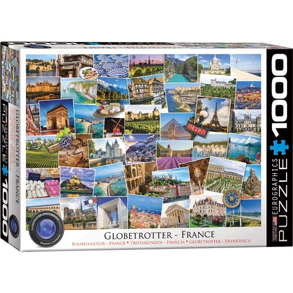 EuroGraphics 6000-5466 France - Globetrotter 1000Piece Puzzle