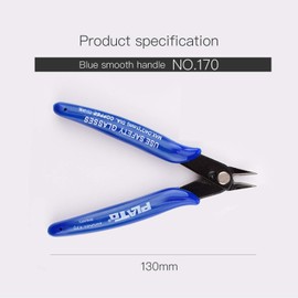 Wire Cutters, 2pcs Side Cutters Cable Cutters Precision Flush Cutters Electrical Cable Cutter Cutting Plier Side Snips Diagonal Pliers Cutting Pliers Tool for Coil Making, Home DIY Jewelry