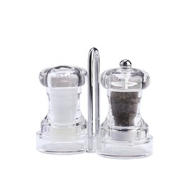 Chef Specialties Capstan Pepper Mill & Salt Shaker Set, Clear
